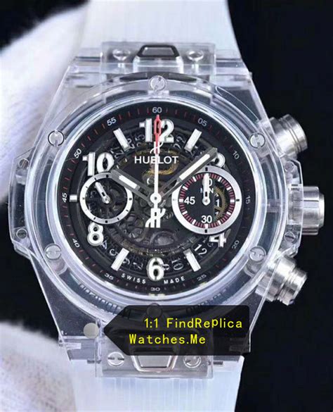 hublot transparent watch replica|authentic watches hublot.